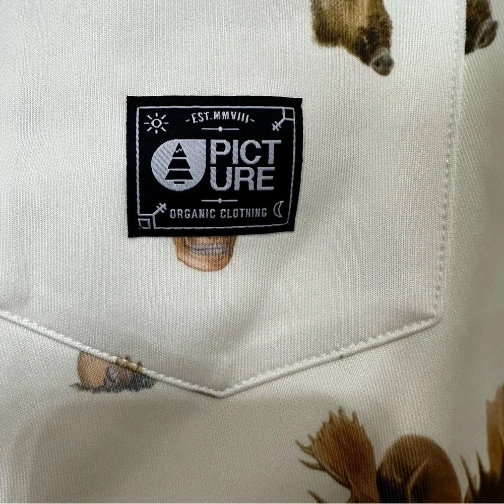 Picture Organic Clothing Outdoor Print Leggings Size M/L‎